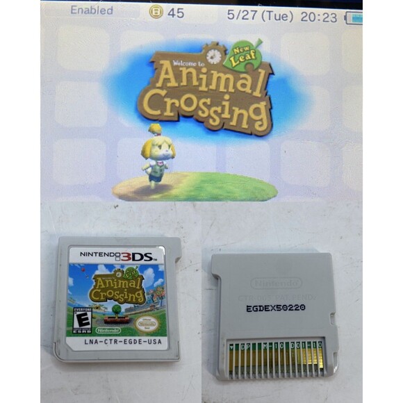 Animal Crossing: New Leaf Nintendo 3DS Game Cartridge Only Tested Authentic - Picture 1 of 4